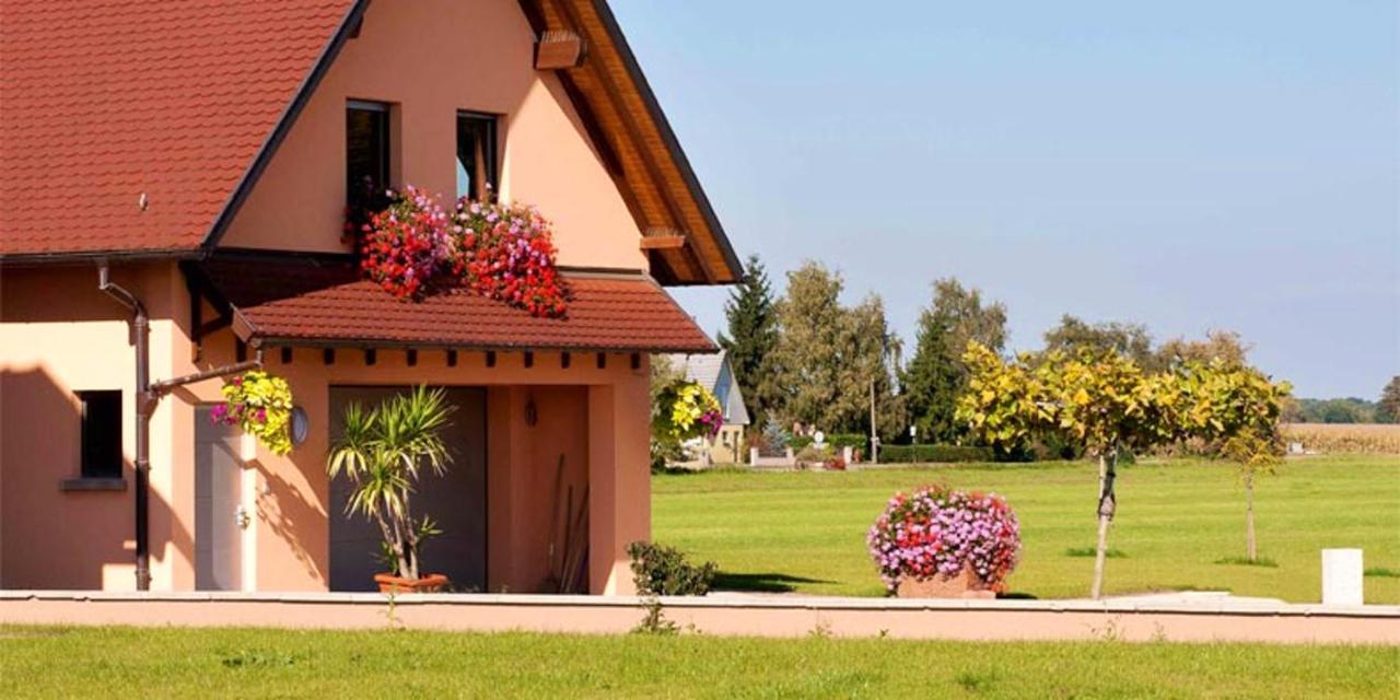 Maison Accueillante A Ebersheim Avec Vue Sur Les Montagnes Exterior foto